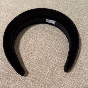 Elegant Black Velvet Headband- new never worn